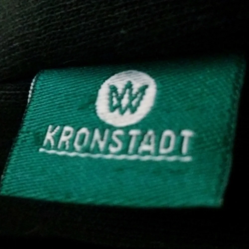 3/$19 Kronstadt Lars black Recycled cotton hoodie sweatshirt